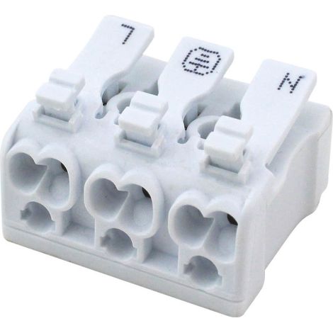 Pack 5 Terminal conexion 3 polos 0.5-2.5mm GSC 001105525 (1/2)
