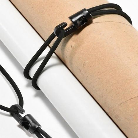 Lot de 20 sangles élastiques tension 10cm +Crochets, Bâche/Tente/Filet/Camping, Plein air/Bricolage Cuneary (1/5)