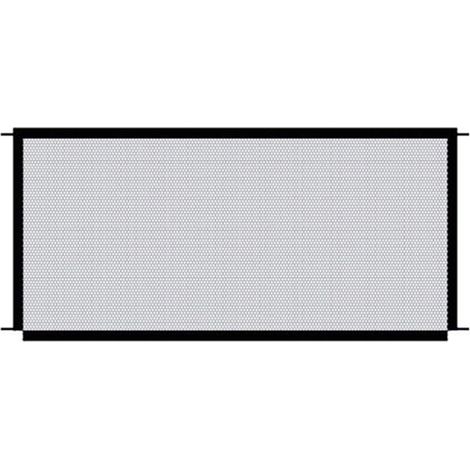 Barrière de sécurité pour chiens, clôture en maille sécurisée pour animaux domestiques, barrière pliable et portable pour la sécurité des bébés, à installer partout, 180 × 72 cm (1/3)