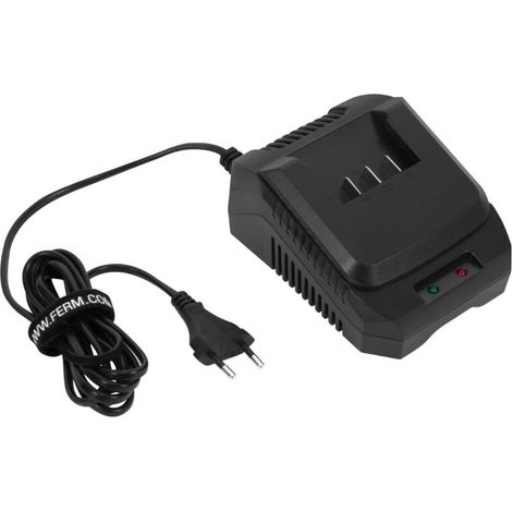 FERM CDA1097 Chargeur de batterie 18V - 4.0Ah (1/4)