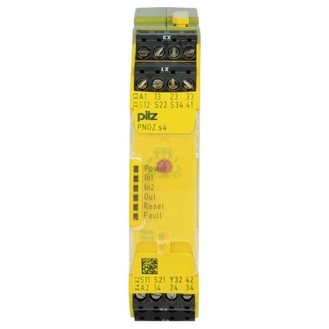 PILZ NOT-AUS-SCHALTGERÄT 48-240ACDC 3N/O 1N/ PNOZ S4 750134