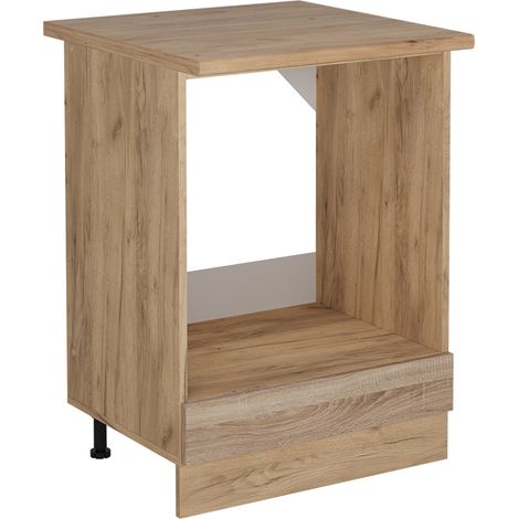 Herdumbauschrank R-Line, Sonoma, 60 cm , AP Eiche, Vicco