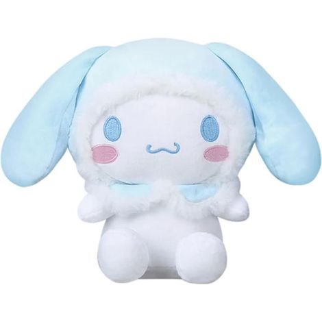 Peluche Cinnamoroll, figurine douce en peluche - Adorable poupée Cinnamoroll pour les fêtes d'anniversaire d'enfants, les jeux de rôle et la décoration intérieure (23 cm)