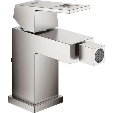 GROHE EUROCUBE miscelatore bidet monocomando DN 15 acciaio (1/4)