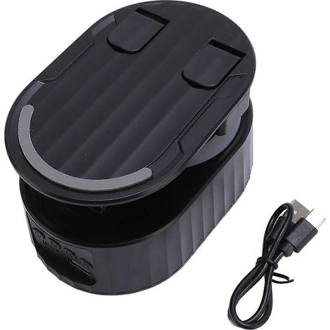 Enceinte avec support de téléphone pliable, batterie externe, lumière colorée, enceinte Bluetooth sans fil à induction