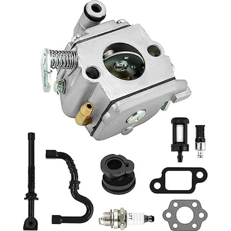 Kit carburateur compatible avec les pièces de tronçonneuses STIHL MS170, 180, 017 et 018 (1/3)
