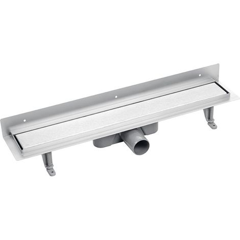 Desagüe lineal de acero inoxidable de 50 cm para montaje en pared (1/5)