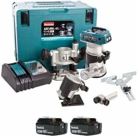 Rifilatore a batteria 18V Li-Ion BL (2x5,0 Ah) senza base disassata - MAKITA DRT50RTJX2 (1/3)