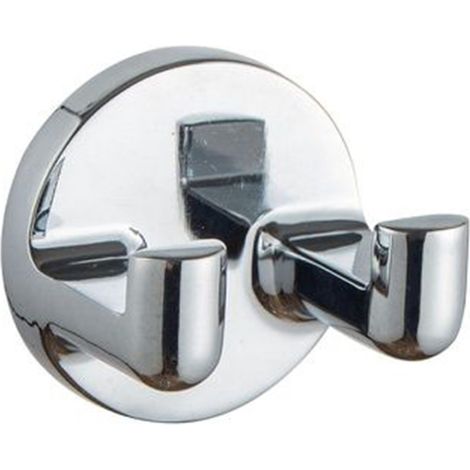 Trade Shop - Gancho Doble Toallero Baño Cromado 79802 - (1/2)
