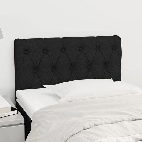 Tête de lit Design industriel - Pour Lit adulte - Noir 80x7x78/88 cm Tissu Chic-448713 (1/5)