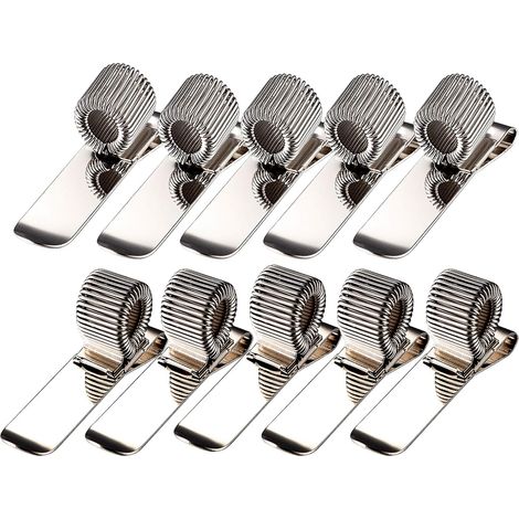 Ensemble de 5 porte-stylos horizontaux et verticaux, en acier inoxydable (1/5)