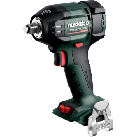 Avvitatore a impulsi a batteria Metabo SSW 18 LTX 550 BL, 1/2" senza batteria e caricabatterie nella confezione