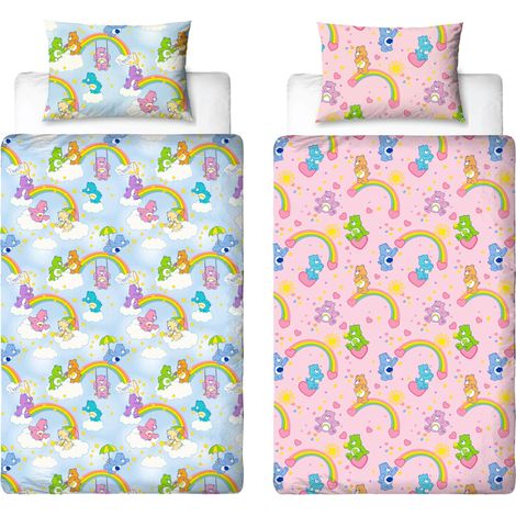 Parure de Couette Une Place sous Licence Officielle, Design Sunshine Literie réversible 2 Faces avec taie d’Oreiller Assortie Parfait pour Chambre d’Enfant Polycoton (1/5)