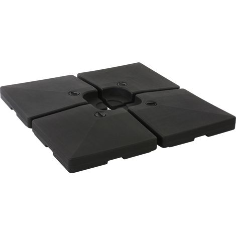 Supporto base riempibile per ombrellone 124kg 4 moduli 040003904