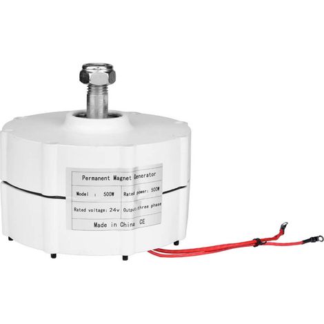 Alternateur triphasé générateur à aimant permanent éolienne 500 W 24 V