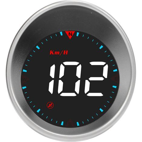 Compteur de vitesse numérique multifonction universel pour voiture intelligente, camion, bus, camping-car, bateau, moto (1/5)