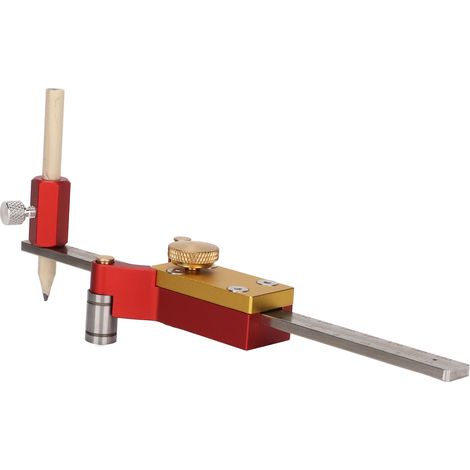 Règle 3-en-1 Traceur Multi-fonction Arcs Parallèles Gabarit Dessin Outils DIY Métrique Impérial (1/5)