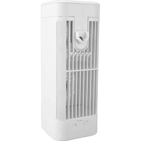 Climatiseur de bureau 5W 5V, moteur sans balais, ventilateur silencieux, réservoir d'eau de 120 ml à remplissage par le haut, veilleuse pour l'intérieur (1/5)
