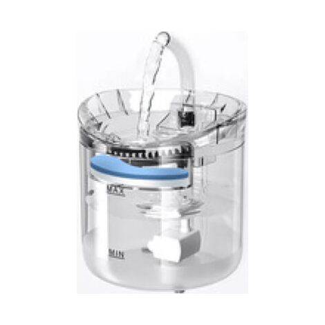 Fontaine à boire automatique pour chat, 2l, Distributeur d'eau potable intelligent à température constante et à circulation automatique pour chats et chiens (1/5)