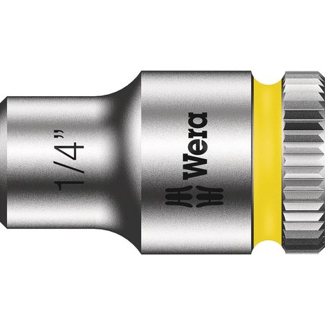 WERA 05003516001 LLAVE DE VASO CON ARRASTRE, 1/4'' (1/4)