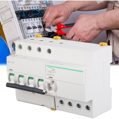 AC400V IC65N Leistungsschalter mit 4P+N16A Fehlerstromschutzzubehör (1/5)