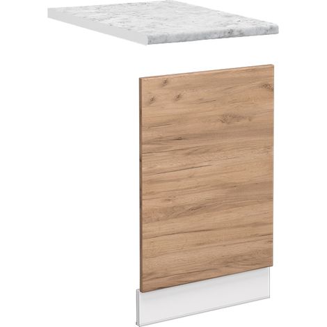 Panel frontal Fame-Line, Roble dorado, 45 cm , ET Mármol, Vicco