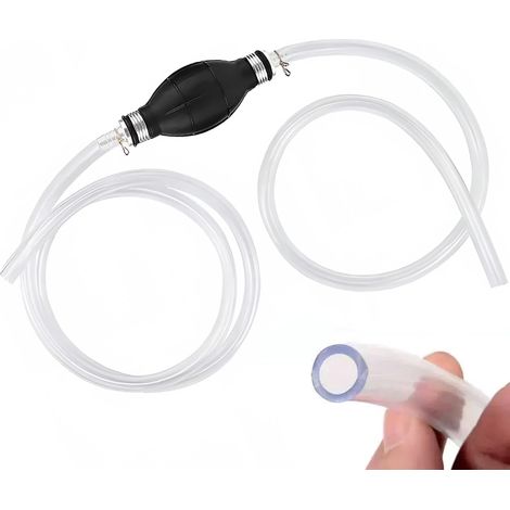 Pompe Manuelle, Pompe Manuelle Carburant, Pompe à Essence Manuelle, Pompe de Transfert Carburant Universelle Portable, pour Transfert Liquide, Carburant, Essence, Diesel (1/5)