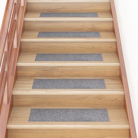 Tapis d'escalier autocollants Rectangulaire 15 pcs,Marchettes d'escalier,Protections d'escalier 76x20 cm DVNEI815733 (1/5)