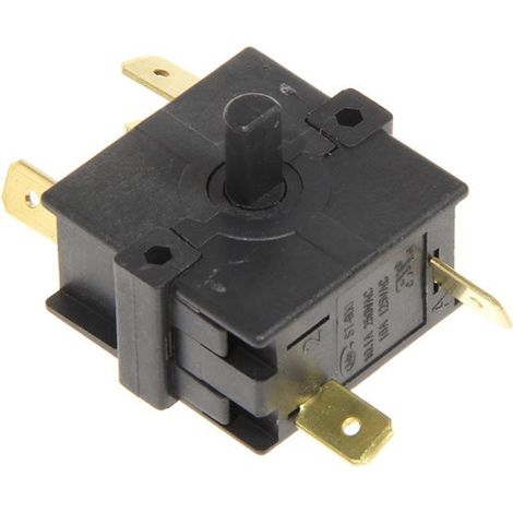 COMMUTATEUR 16A 250V POUR PETIT ELECTROMENAGER DELONGHI - 5113210841 (1/5)