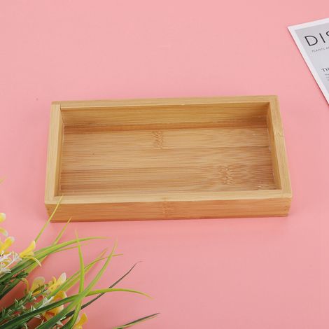 Plateau rectangulaire japonais pour fruits, thé et service alimentaire, usage restaurant & maison (19,2 x 10,2 x 3 cm) (1/4)