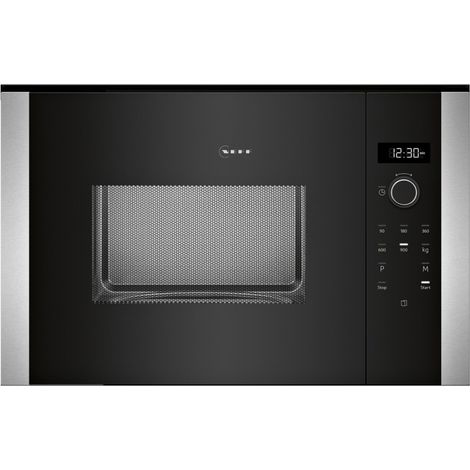 Neff – Micro-ondes encastrable 900W – 7 programmes automatiques – Plateau tournant 31,5 cm – Cavité inox durable – Dimensions 59,4 x 38,2 x 38,8 cm (1/7)