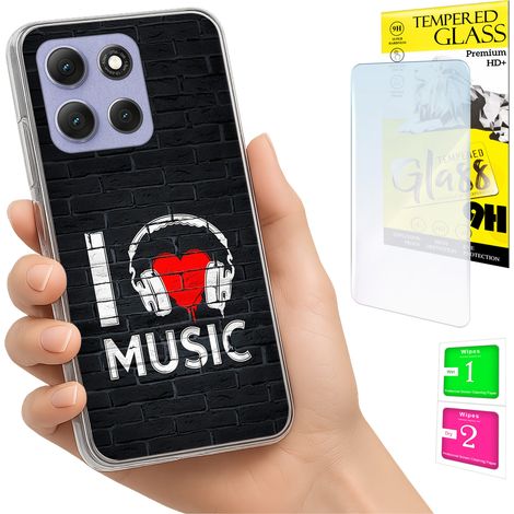 Funda para Motorola Moto G86 Power, carcasa trasera con foto y cristal 9H. (1/5)