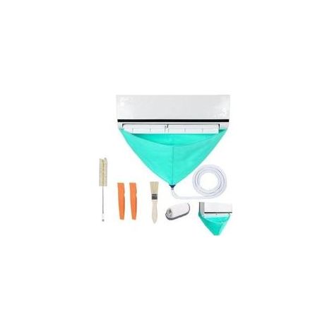 Housse De Nettoyage Pour Climatiseur Divisé, Kit De Housse De Nettoyage Pour Climatiseur, Nettoyeur De Climatisation Mural, Sac De Service De Lavage De Climatisation Divisée, Sac De Protection Étanche (1/5)