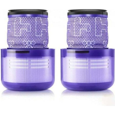 Post-filtro compatibile con l'aspirapolvere cordless Dyson V11 SV14 Animal Absolute Torque Drive, 2 filtri HEPA di ricambio - Crezuo