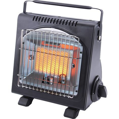 Chauffage à gaz portable 1700W Piezo Sécurité thermocouple Camping Pêche Project (1/5)
