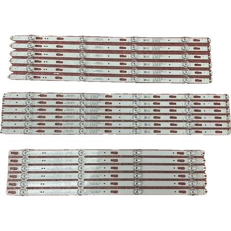 LED-Hintergrundbeleuchtungsleiste, 12 LEDs (3V), 1530mm Länge, Kompatibel mit verschiedenen TV-Modellen, Anpassungsoptionen, Kit enthält 18 Teile (1/5)