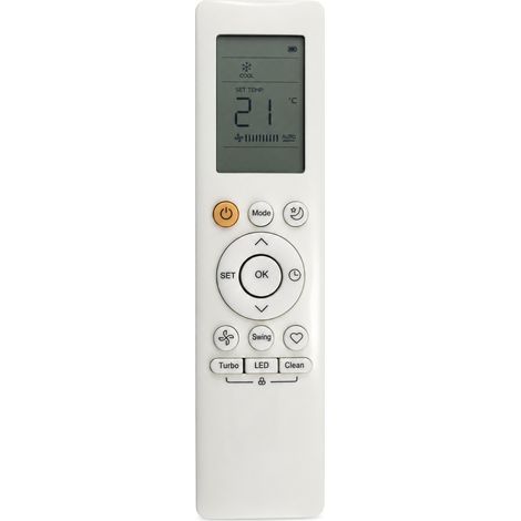 Télécommande de Remplacement Compatible avec Climatiseur Midea RG10B(B)/BGEF, Froid et Chauffage (1/5)