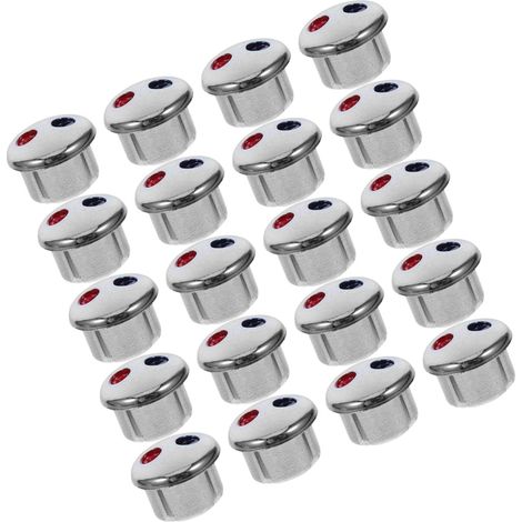 20 Pièces Boutons Index de Robinet Chaud Froid Abs Rouge Bleu (1/5)