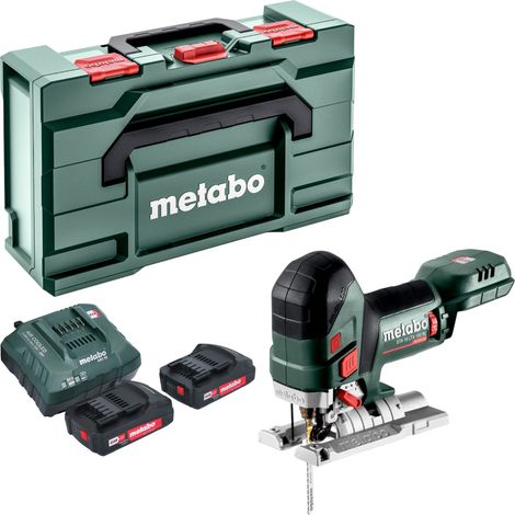 Metabo STA 18 LTX 150 BL Akku Stichsäge 18 V 150 mm Brushless + 2x Akku 2,0 Ah + Ladegerät + Metabox