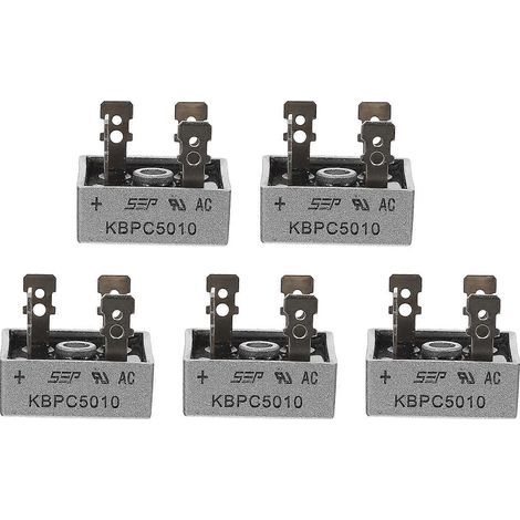 Ersatz-Einphasengleichrichter 1000 V 50 A, Zubehör für 4-poligen Gleichrichter – 2,8 x 2,8 x 2,3 cm – Silber (1/4)