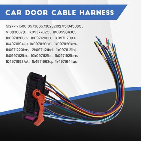 Câblage de Câble de Porte Gauche Droite de Voiture 1K0937702C pour Fabia Superb pour