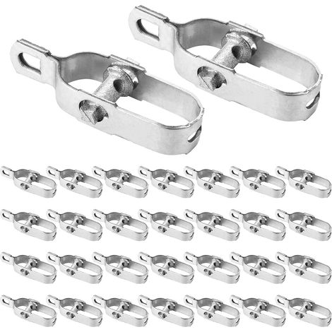 30 x Wire Mesh Tensioners, Fence Tensioners, Barbed Wire Tensioners, 90 mm Galvanised Steel for Fence, Garden, Steel Wire, Antenna, Clothesline (1/5)