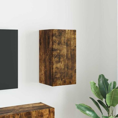TV-Wandschrank Geräucherte Eiche 30 x 31 x 60 cm Holzwerkstoff