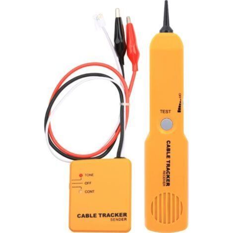 Testeur de câble réseau RJ11 Testeur de fil de Toner Testeur de Circuit de fil Détecteur de ligne de tonalité Outil de mise en réseau (1/4)