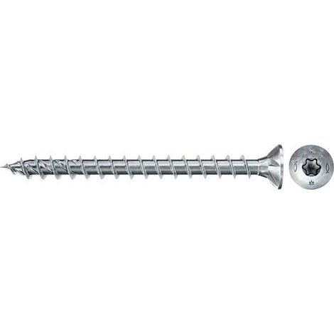 FISCHER 670260 PowerFast II FPF II CTF 4,5x40 BC 200 con cabeza avellanada, engarce TX, rosca total y cincado