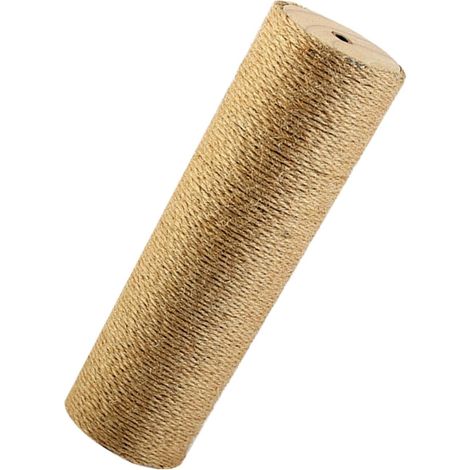 Griffoir pour Chat Poteau Droit Bois Réutilisable Griffoir De Sol Décoratif (1/5)