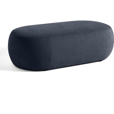 Santorini - modularer hocker - aus strukturiertem stoff - marineblau (1/5)