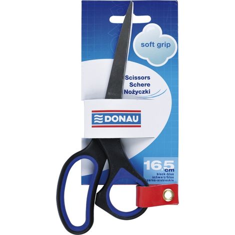 Forbici da ufficio Donau con impugnatura morbida, 16,5 cm, codice 7922301PL-10