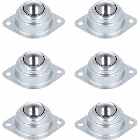 Transfert à Billes Roulettes,6 Pièces Roulettes de Transfert Billes à Rouleaux Meubles Fer avec Boules pour Transmission Fauteuil Roulant Systèmes alimentation Machines de Traitement. (1/5)
