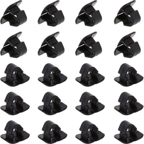 20 PCS Capot de Voiture Isolation Pad Support Clip Auto Capot en Plastique Boucle de Fixation Retenue, Isolation Thermique et Acoustique Disponible (1/4)